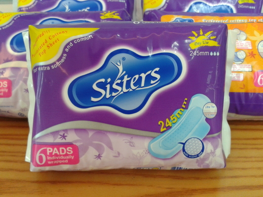 Owijanie podpasek higienicznych Wodoodporny materiał chłonny Podpaski menstruacyjne