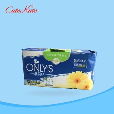 270 mm Miękkie wkładki menstruacyjne Chłonność Lady Anion Pads Szybkie łatwe owijanie