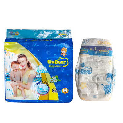 Magic Tape Jednorazowa pielucha dla niemowląt, przypominająca tkaninę, z dużym elastycznym paskiem