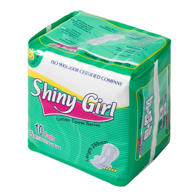 180mm Jednorazowe podpaski higieniczne Chłonne damskie podpaski menstruacyjne Wodoodporne