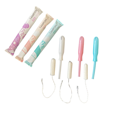 Hurtownia kobiecych higienicznych chłonnych menstruacyjnych jednorazowych bawełnianych tamponów Bezpłatna próbka