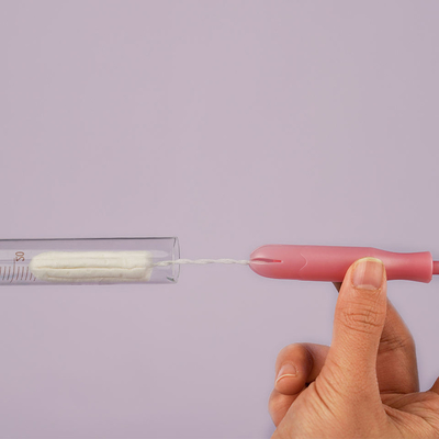 20 SZTUK Biodegradowalny aplikator do tamponów z 2 rurkami i sznurkiem